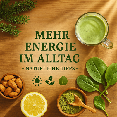 Mehr Energie im Alltag natürliche Tipps